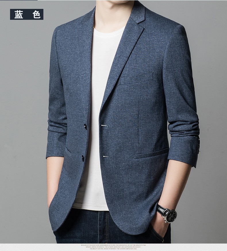 boos意大利轻奢贵族简约羊毛料西服男秋冬新款男士爸爸商务欧美上班