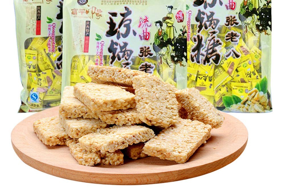 【渭南馆】琼锅糖陕西特产富平流曲琼锅糖独立小包装350g袋装 独立