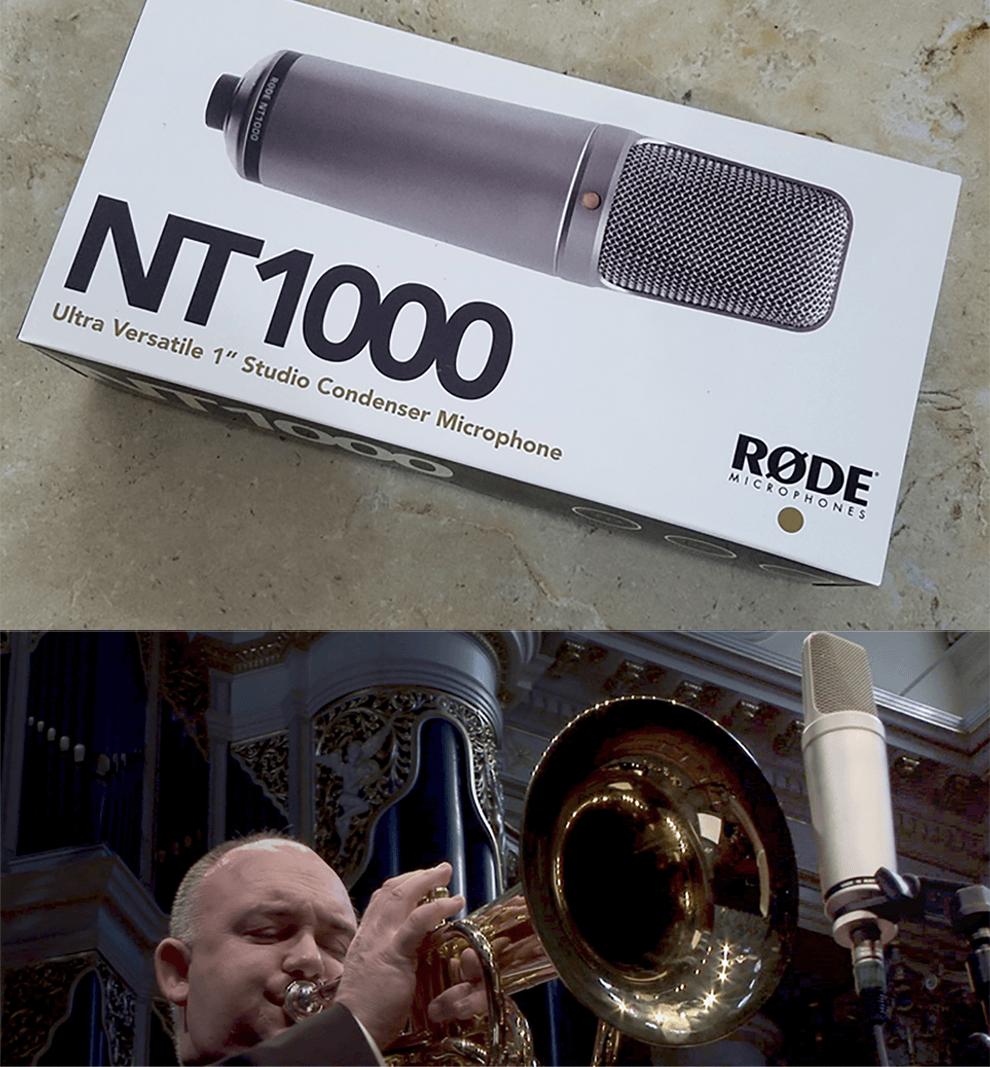 rode nt1000 罗德 大震膜电容专业人声录音话筒 录音室麦克风 人声