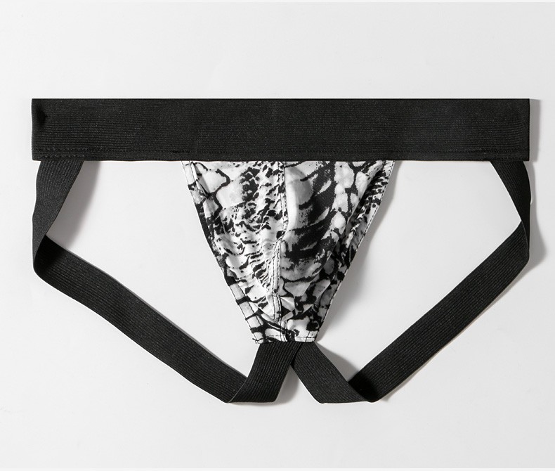 男士内裤t字裤裤个性感男生夏季清凉透气短裤衩 xy111黑色99 m【图片