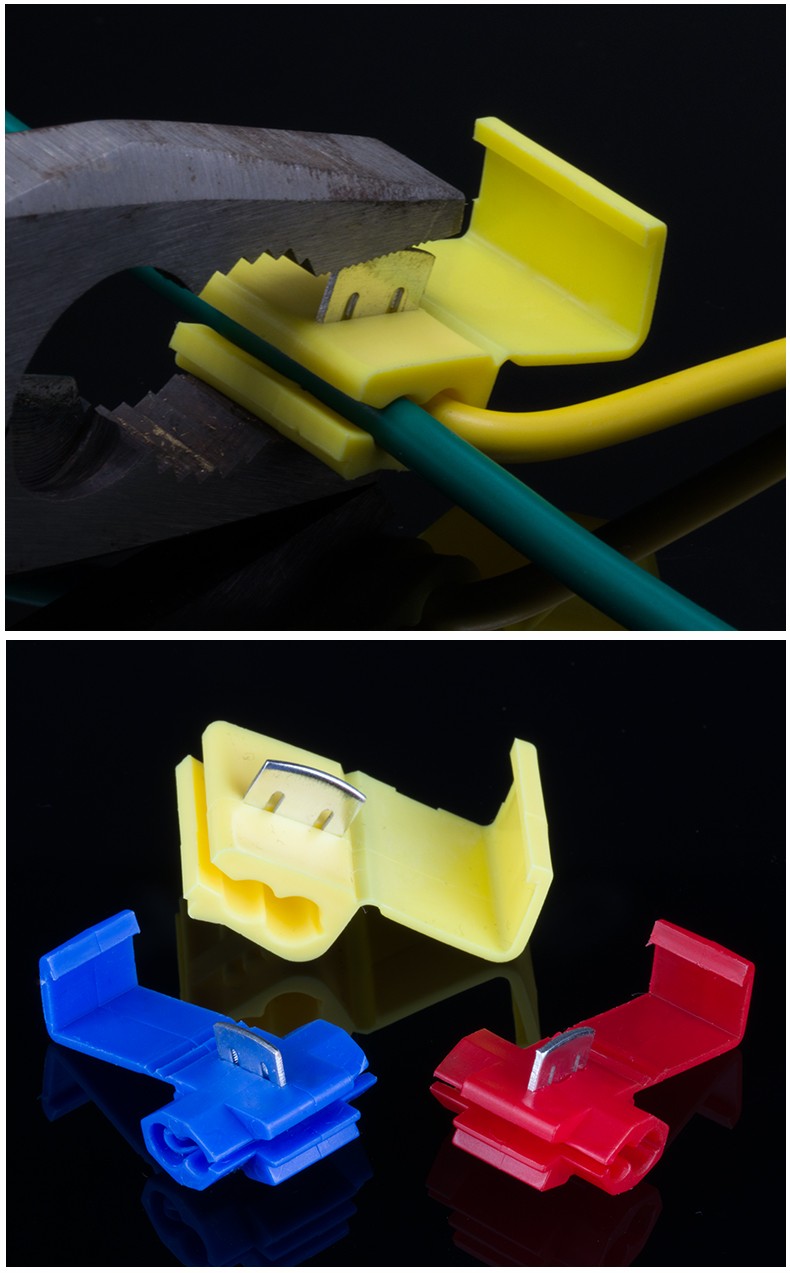 jimdz免剥线快速线夹免破线免接线端子电线连接器接线夹分线器线卡子