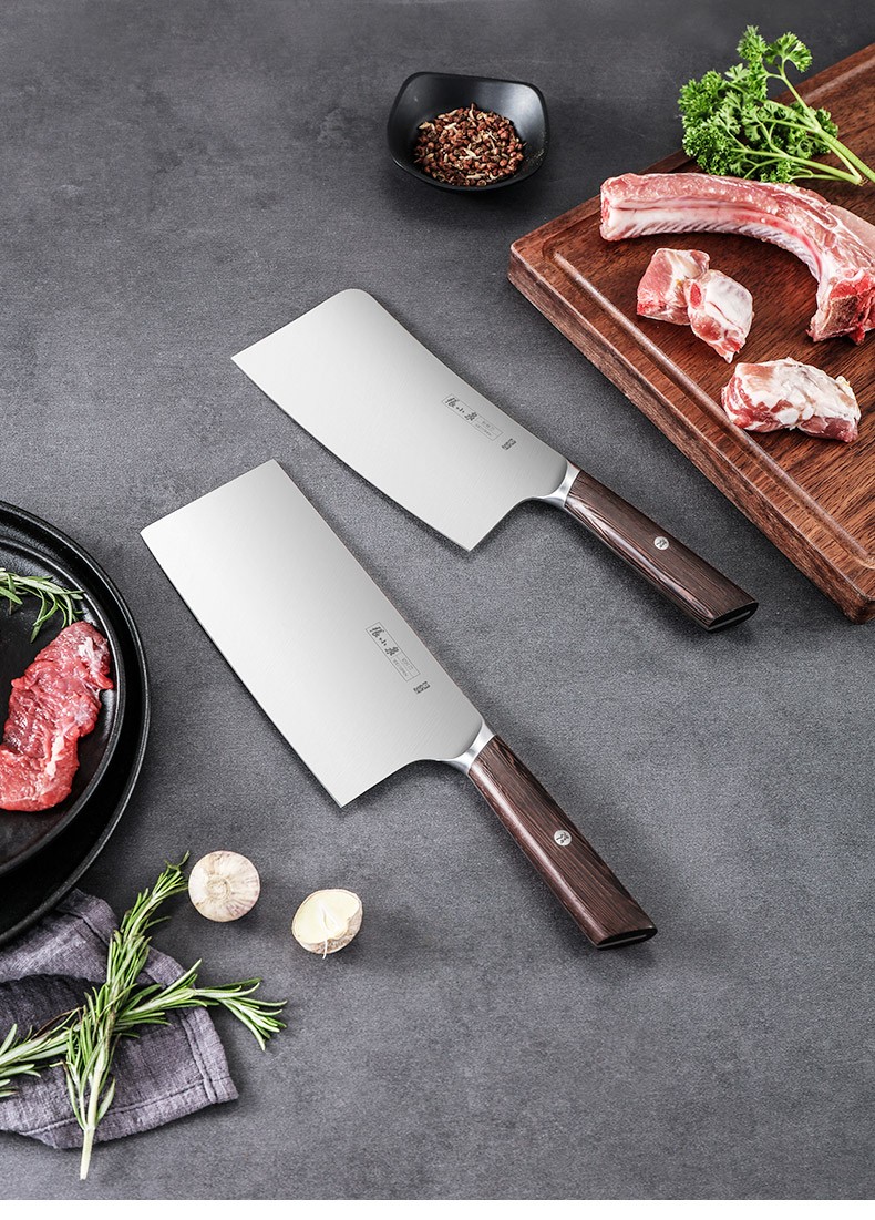 张小泉刀具淳锋套刀家用刀具套装六件套不锈钢菜刀组合淳锋菜板