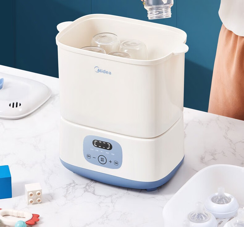 美的(midea)奶瓶消毒器带烘干三合一婴儿消毒柜宝宝专用玩具蒸汽消毒