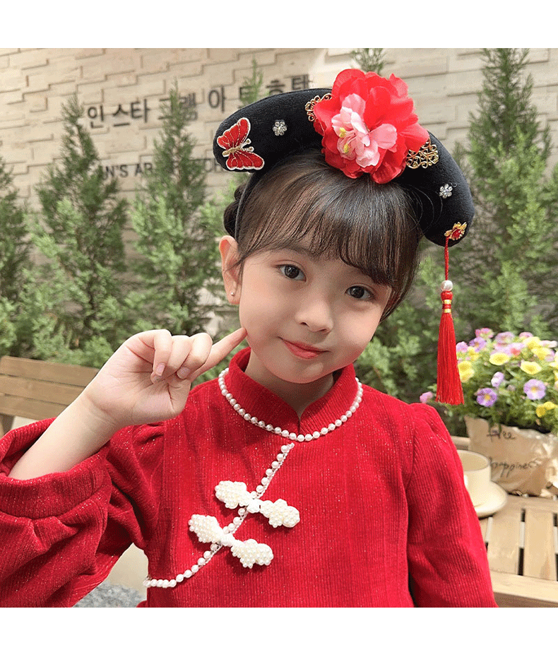 女孩格格古风发箍可爱汉服发卡女童宝宝洗脸头饰 含香格格发箍【图片