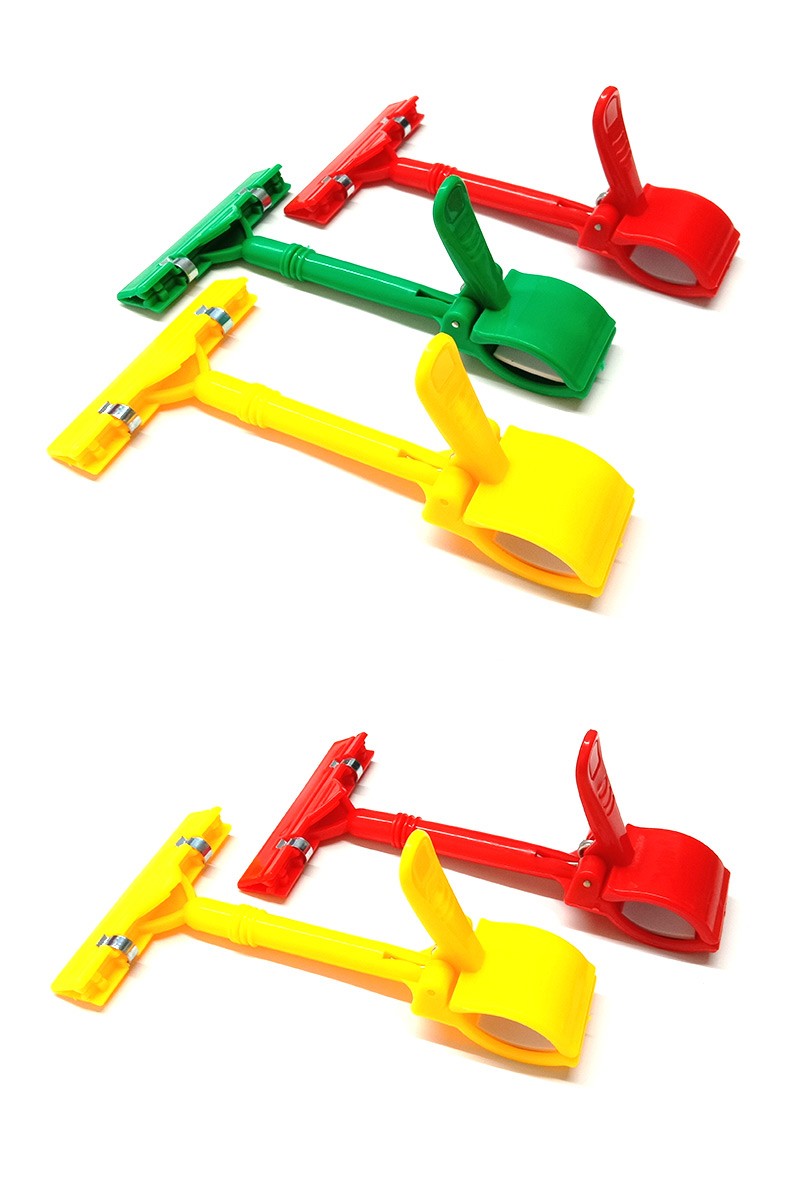 夹超市商品标价签夹促销特价架爆炸贴价格牌大管夹子kt板大塑料立式标