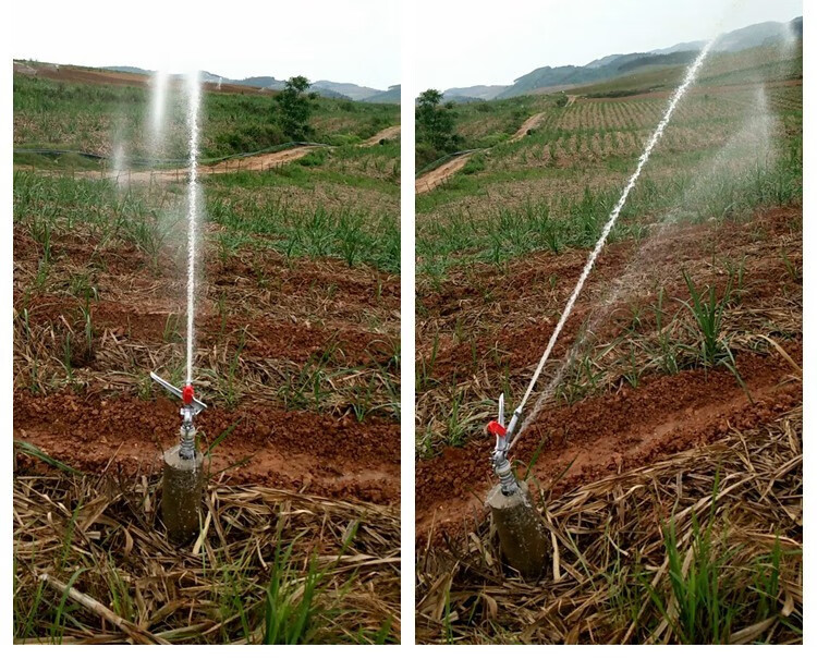 农田茶园浇地神器灌溉喷灌设备远程喷枪摇臂喷头自动旋转套装农业灌溉