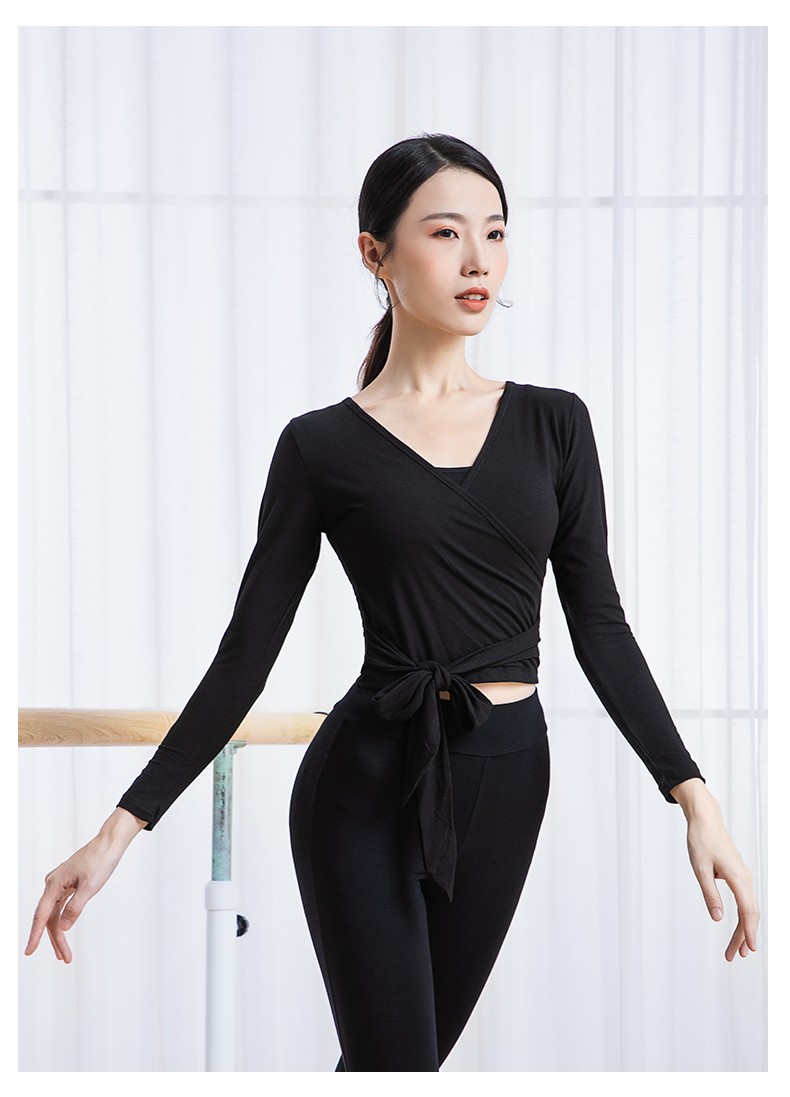 索帕菲supafev领舞蹈练功服上衣女成人形体拉丁古典现代舞跳舞修身