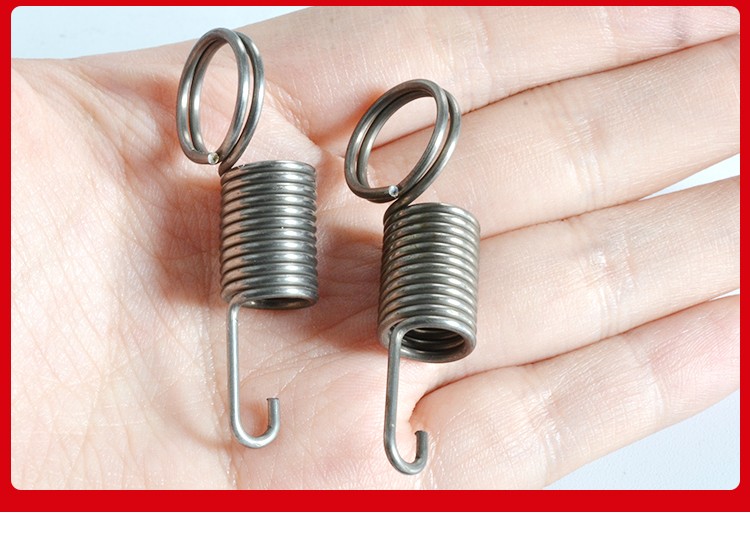 滑板车弹簧配件儿童滑滑车转向小孩单脚3轮溜溜车拉簧带钩拉伸黄fga