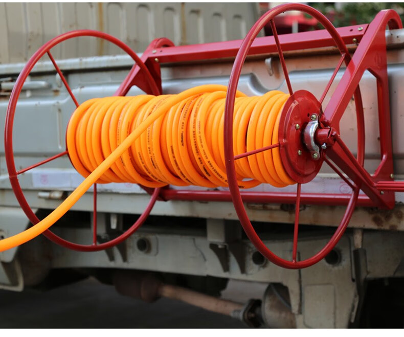 月娥卷管架机水管收纳架农用高压管打药机绕管架子收管卷管器手摇喷雾