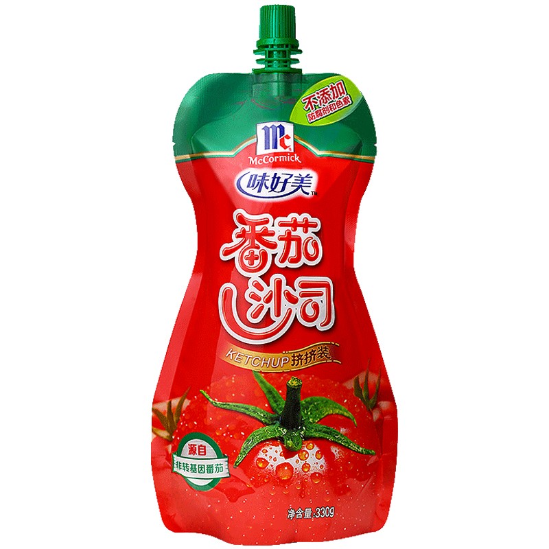 味好美番茄沙司挤挤装番茄酱家用手抓饼酱披萨薯条意大利面佐餐酱番茄