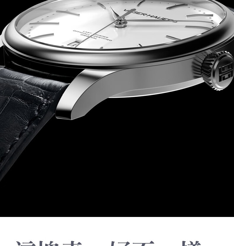 维杰豪兹原创正品手表男士超薄机械表自动2892商务休闲小表盘男表墨褐