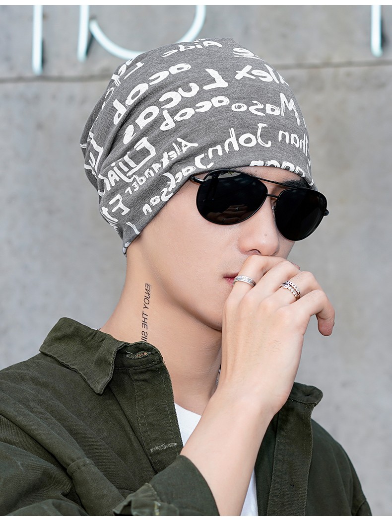 nztk 帽子男潮流男帽冬男士毛线帽户外 防风帽棉帽 mt401 浅灰