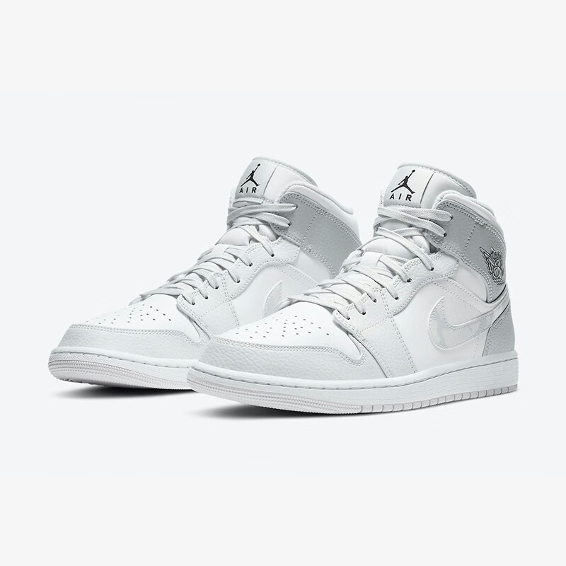 耐克nike air jordan1 mid中帮aj1乔1 2020情侣款男女篮球鞋 满天星
