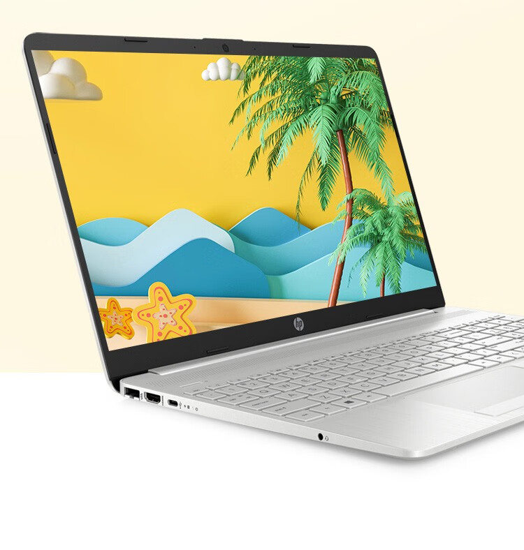 惠普hp星15青春版2022款轻薄窄边框商务办公学生网课惠普笔记本电脑i5