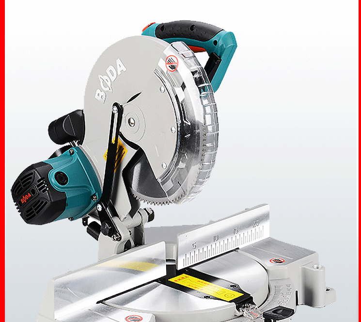 博大锯铝机10寸m8255木工切割锯多角度铝材切割机45度角铝合金切断锯