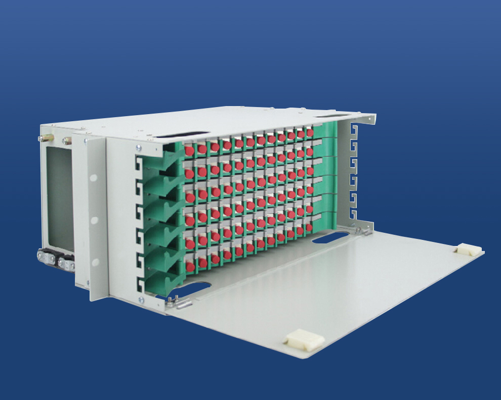 2mm冷轧板 sc lc fc 19英寸 子框单元体光缆尾纤熔接盘 odf光纤配线架