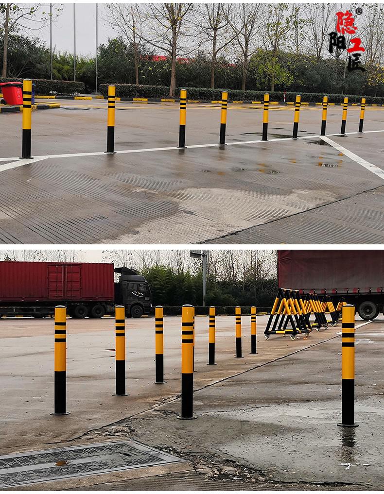 交通钢管防撞警示柱地下车库反光分道隔离柱停车加厚道口路桩 固定