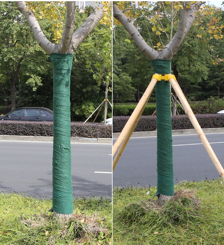 花田趣树木保温保湿布裹树布包树布缠绕冬季保暖防寒防冻无纺布缠树布