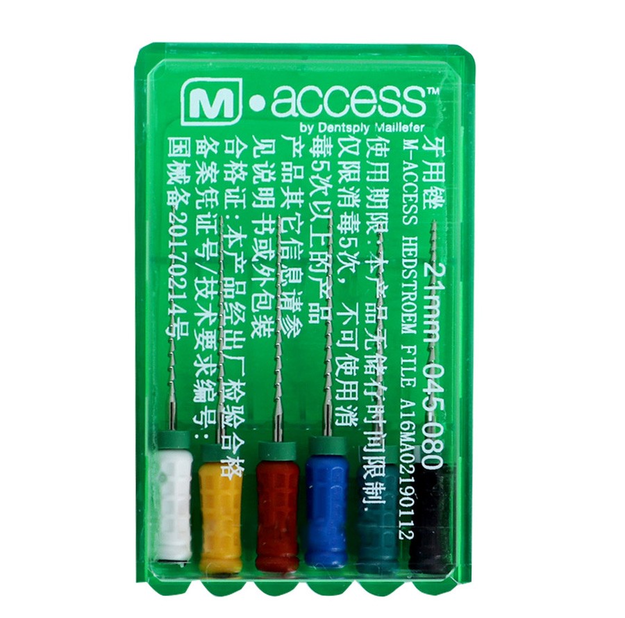densply登士柏h锉h型根管锉扩大锉扩大针牙锉6支手用根管锉牙科材料