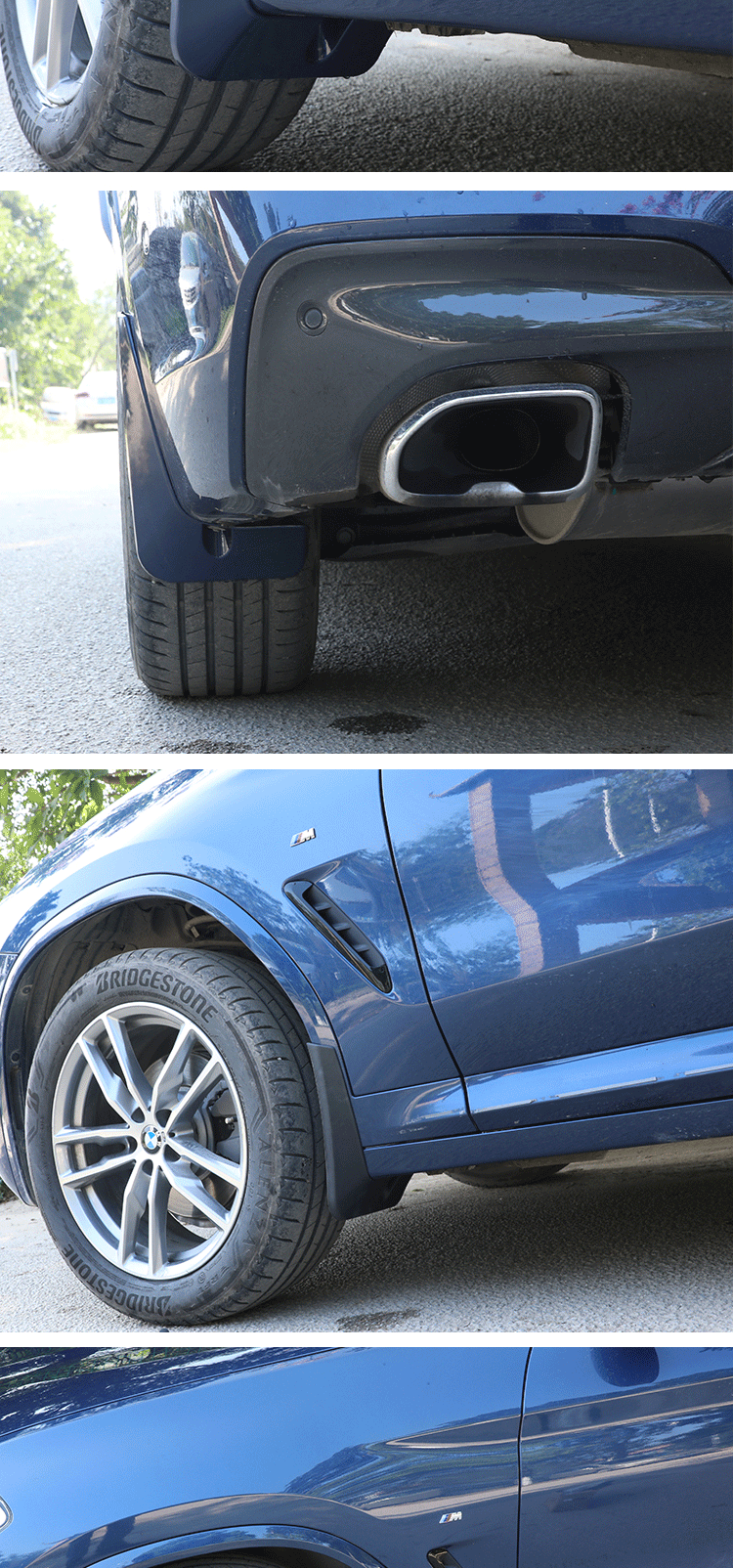 适用于201819202122款宝马x3挡泥板皮配件新款宝马x3汽车用品改装普通