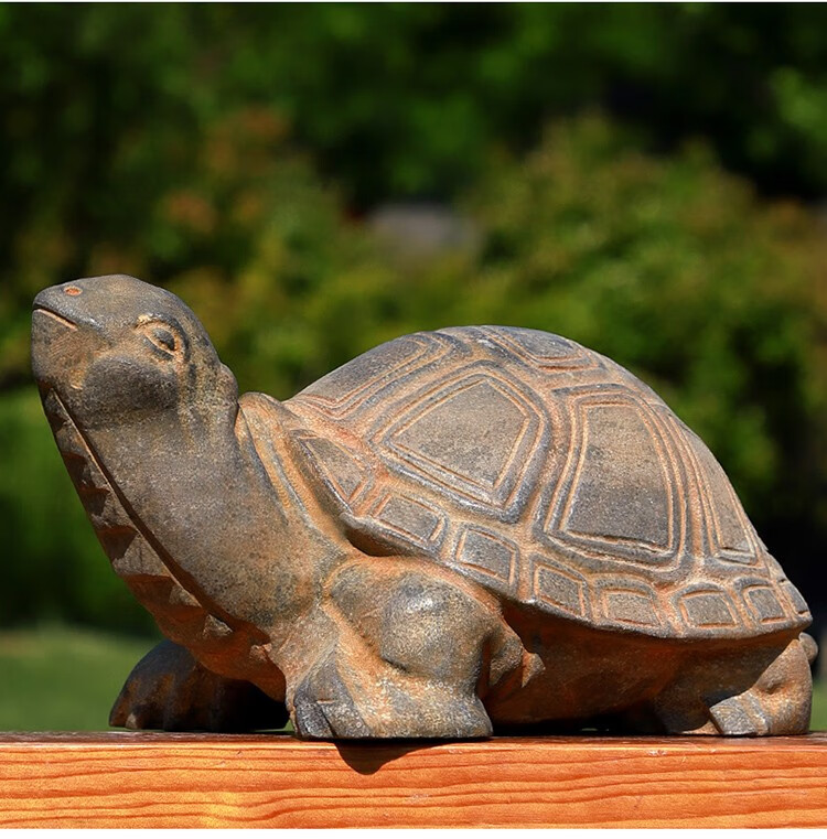 创古琪通石雕乌龟青石乌龟天然石头雕刻乌龟仿古景观庭院鱼缸乌龟摆件