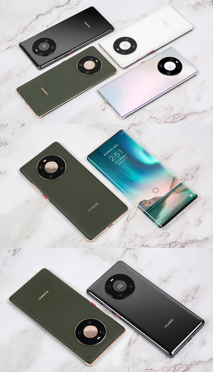 华为mate405g手机支持鸿蒙harmonyos秘银色mate40e4g版8g256g