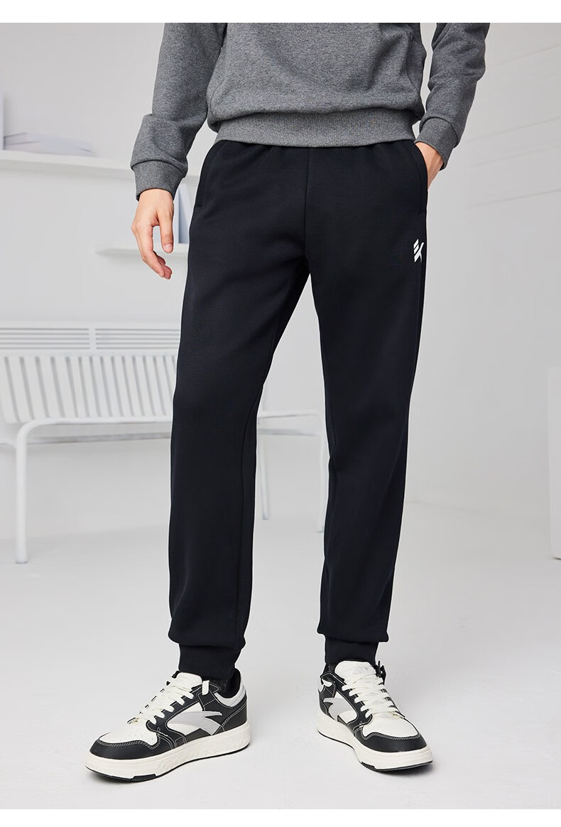 kt运动长裤卫裤男2022秋冬季新款kt系列运动休闲加绒保暖长裤男裤子