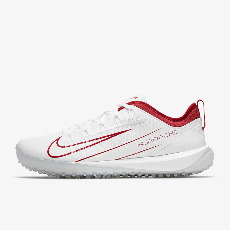 耐克nikealphahuarache7男士颗粒透明底防滑鞋曲棍球跑步鞋黑色cj