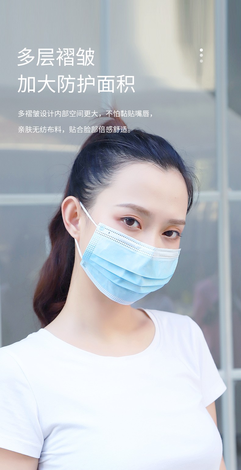 虎泰一次性医用外科口罩防护手术无菌防病毒三层过滤含熔喷层轻薄透气