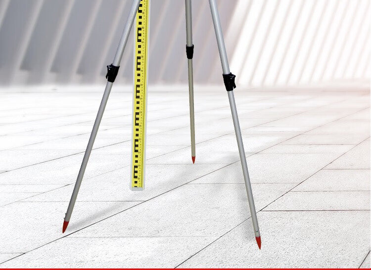 水准仪铝合金塔尺标尺3米5米7米加厚清晰刻度测量厘米毫米刻度双面可