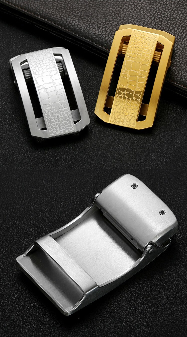 男士皮带 汉狮盾(hanshidun) 汉狮盾(hanshidun)304不锈钢无牙扣头