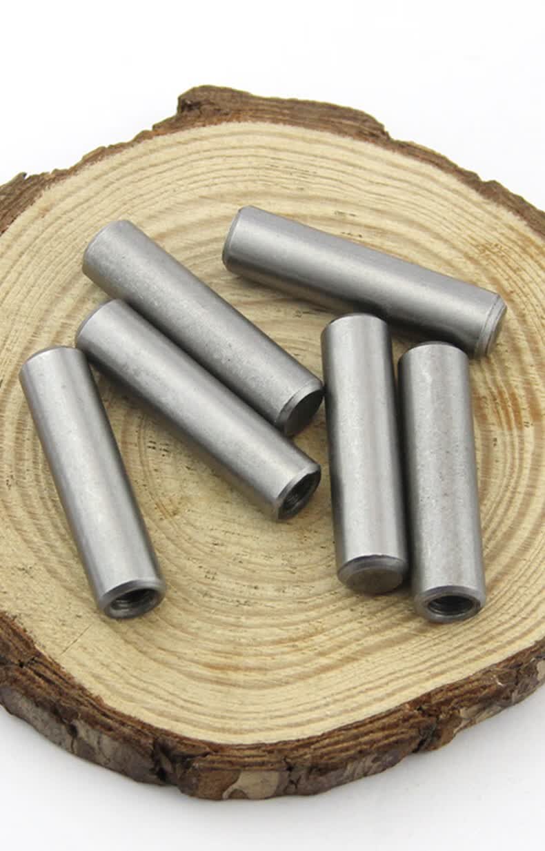 浩动gb120内螺纹圆柱销 标准件圆柱销 定位销 内螺纹Φ5-Φ12 φ8*35