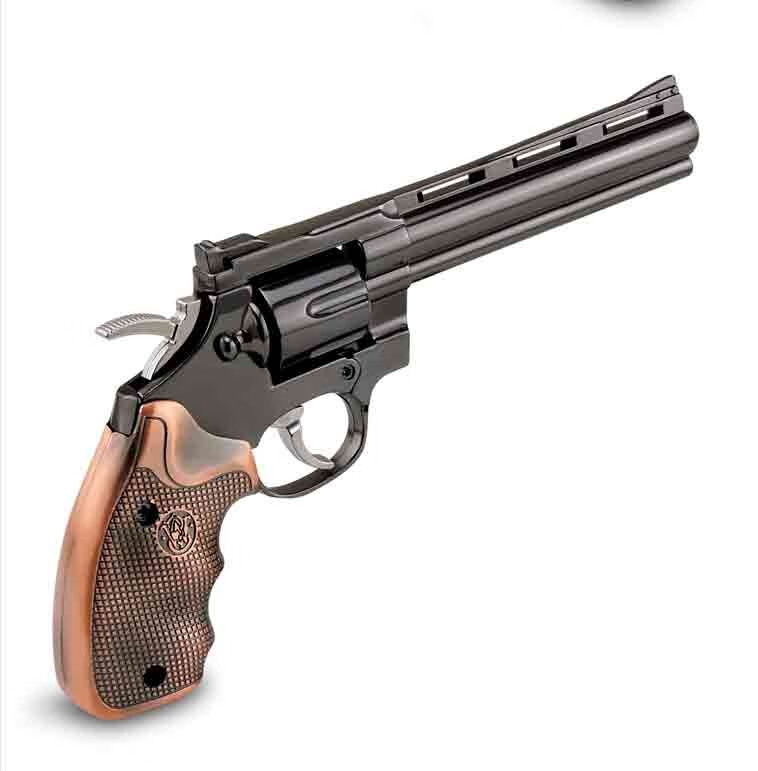 全金属儿童大号左轮玩具枪仿真模型合金可拆卸铁枪1:2.