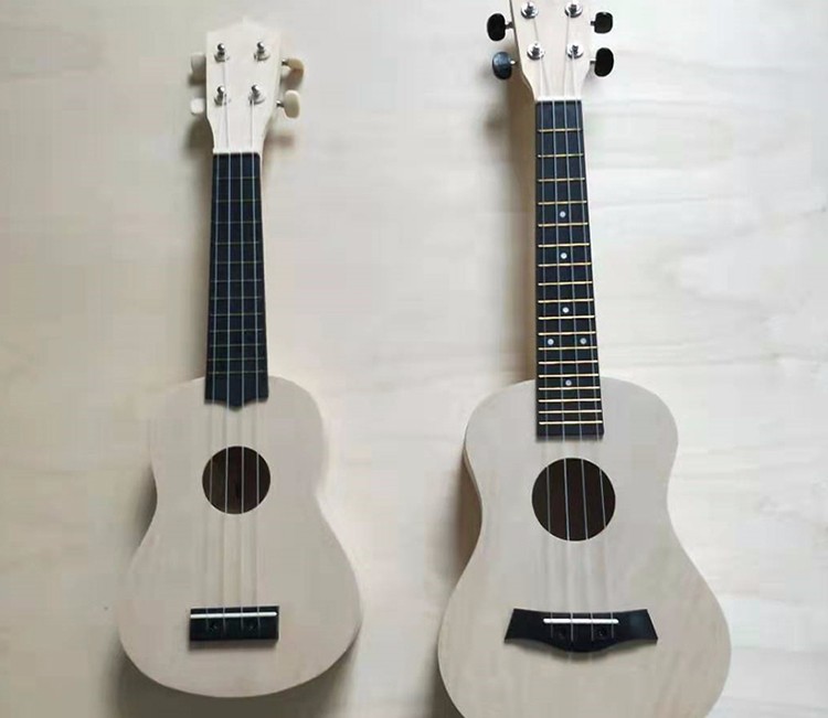 曲漾 尤克里里diy手工制作组装彩绘小吉他学生儿童乐器 套餐四 21英寸