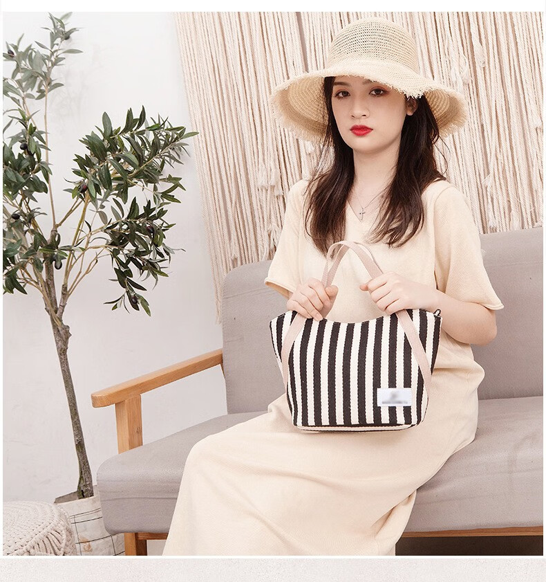 新款上班小拎包帆布包手提包小布包女士迷你妈妈韩版轻便个性手拎小包