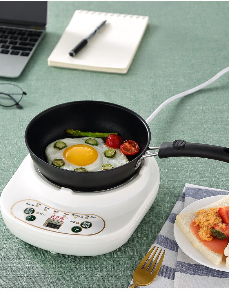 多功能电煮锅分体分离式宿舍学生锅煮面小型小电锅家用迷你1人2 1.