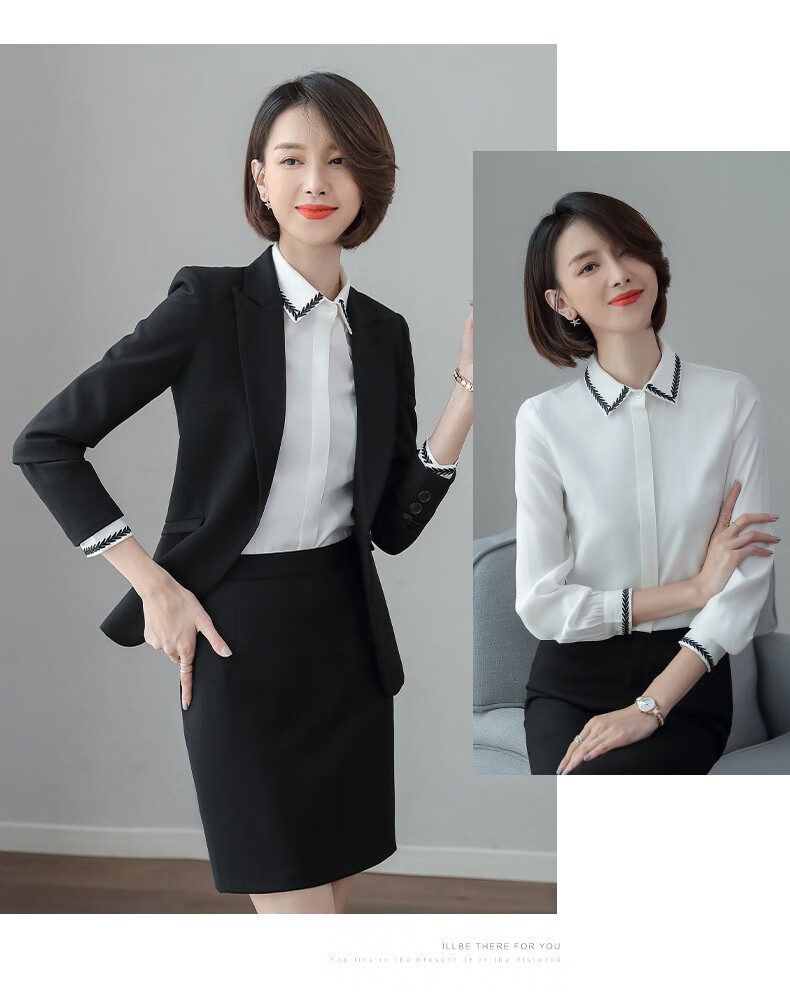 劳拉格慕西装套装女新款气质名媛ol上班职业装时尚休闲西装灰格西装