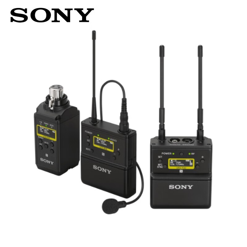 索尼(sony) uwp-d16升级款uwp-d26麦克风 小蜜蜂领夹式无线麦克风 d26