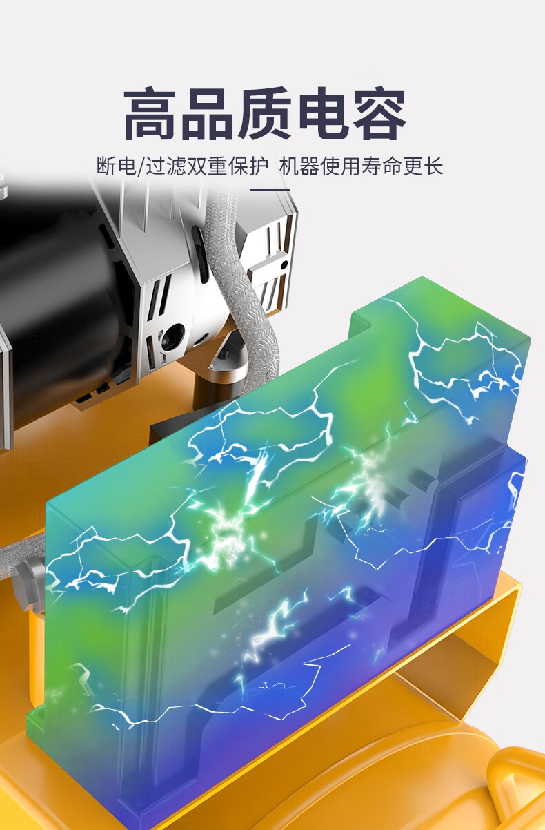 雷亚无油静音空压机220v高压工业级空气压缩机气泵喷漆木工打气泵大型