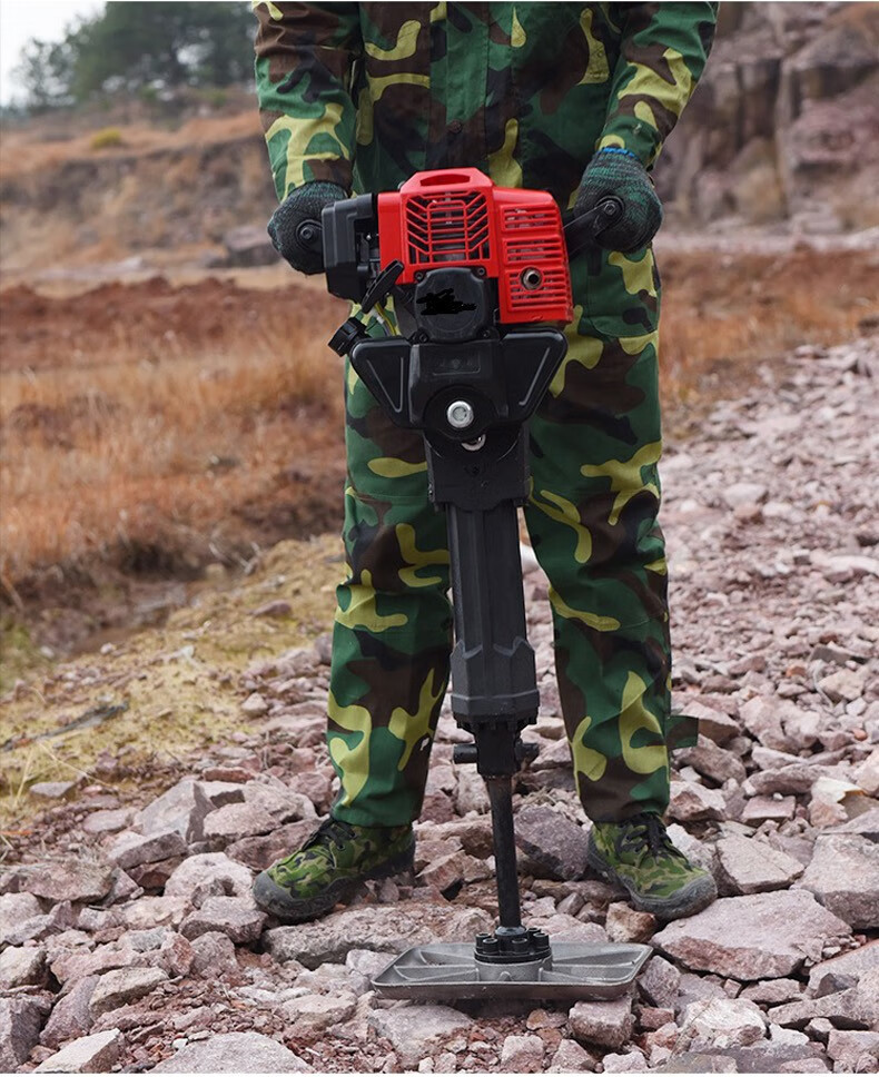 挖树机挖树神器汽油四冲程新款打夯破碎镐起树大功率油镐2冲程升级款