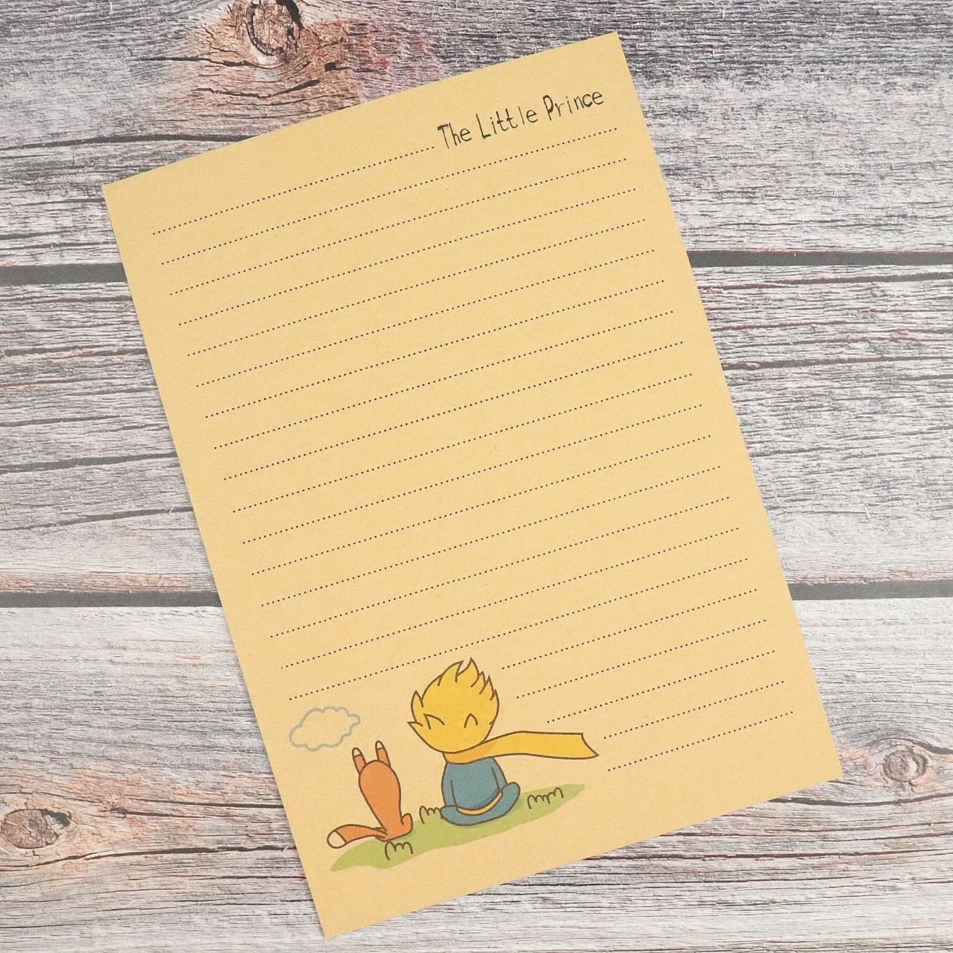 简约文艺小清新书写信笺情侣表白礼物玫瑰星球王子8个信封16张信纸