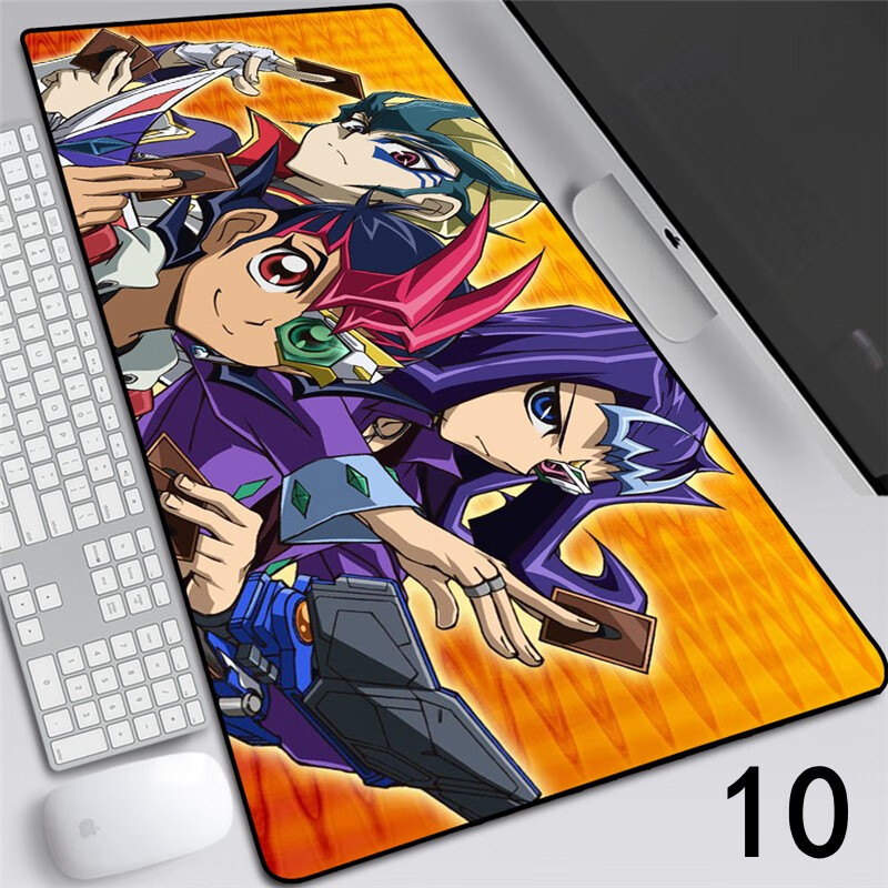 京俏动漫大号鼠标垫游戏王闪刀武藤暗游戏卡牌周边电脑笔记本电竞键盘