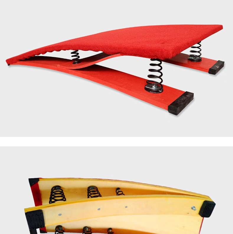 米卡兰s型助跳板跳远起跳板弹力板弹簧踏板田径儿童空翻体操武术助力