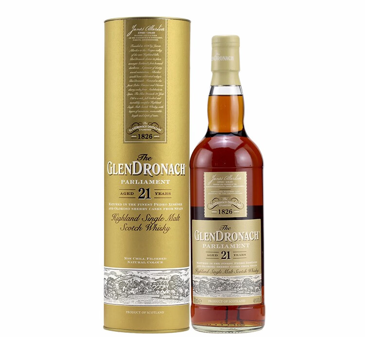 格兰多纳 glendronach 苏格兰单一麦芽威士忌 原瓶进口洋酒原装 12年