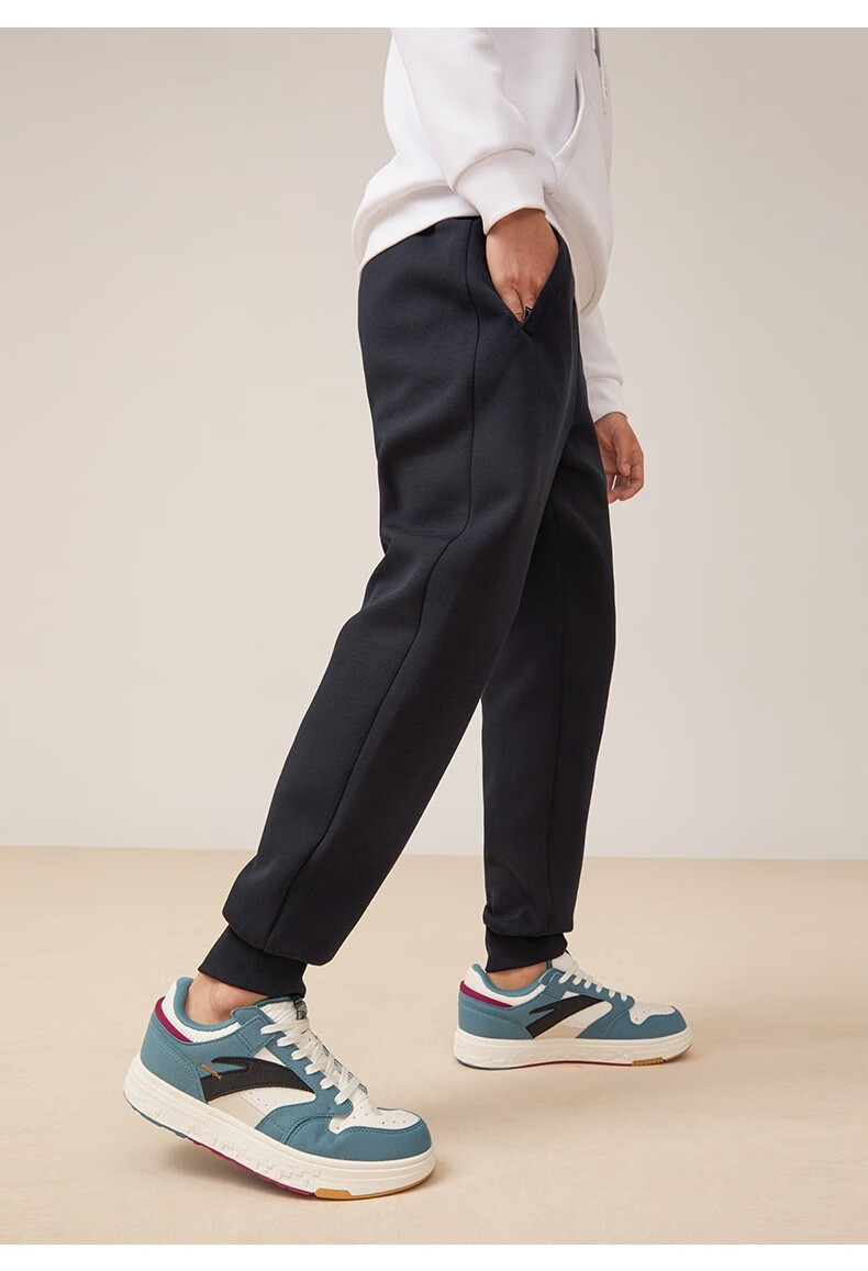 安踏(anta) 安踏运动裤男士长裤2022秋季新款针织休闲宽松束脚男裤卫