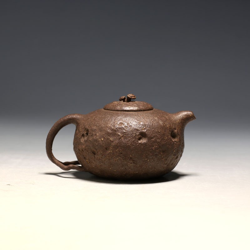 明理茶艺 紫砂壶 宜兴 薛峰 纯全手工(140cc小供春壶)小品茶壶