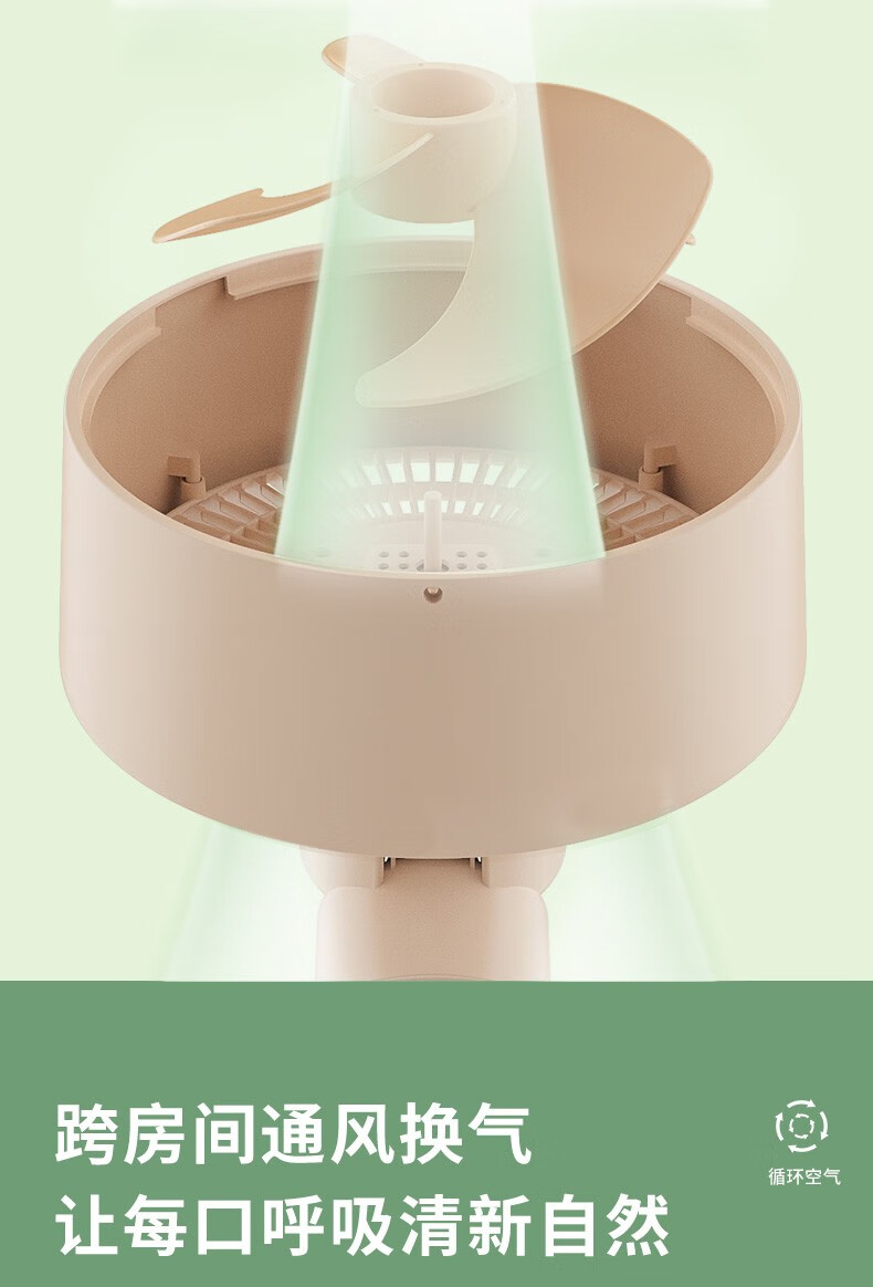 西佑电风扇家用落地扇立式空气循环扇台立两用静音大风力电扇可拆卸