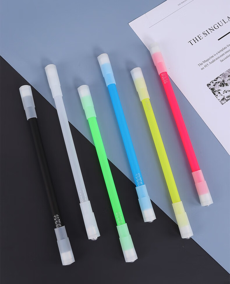 转笔者七彩led平衡笔莱洛三角专业发光转转笔抗摔超炫抖音/快手同款