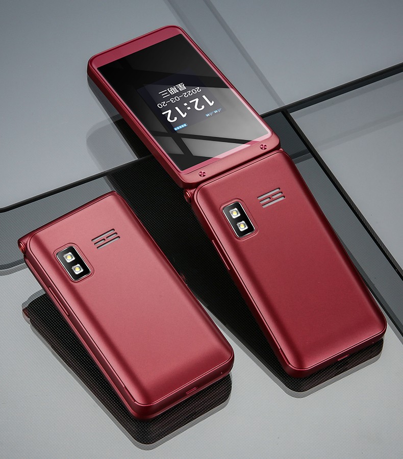 金立v34g全网通翻盖老年机超长待机老人手机一键拨号大屏大字大声音