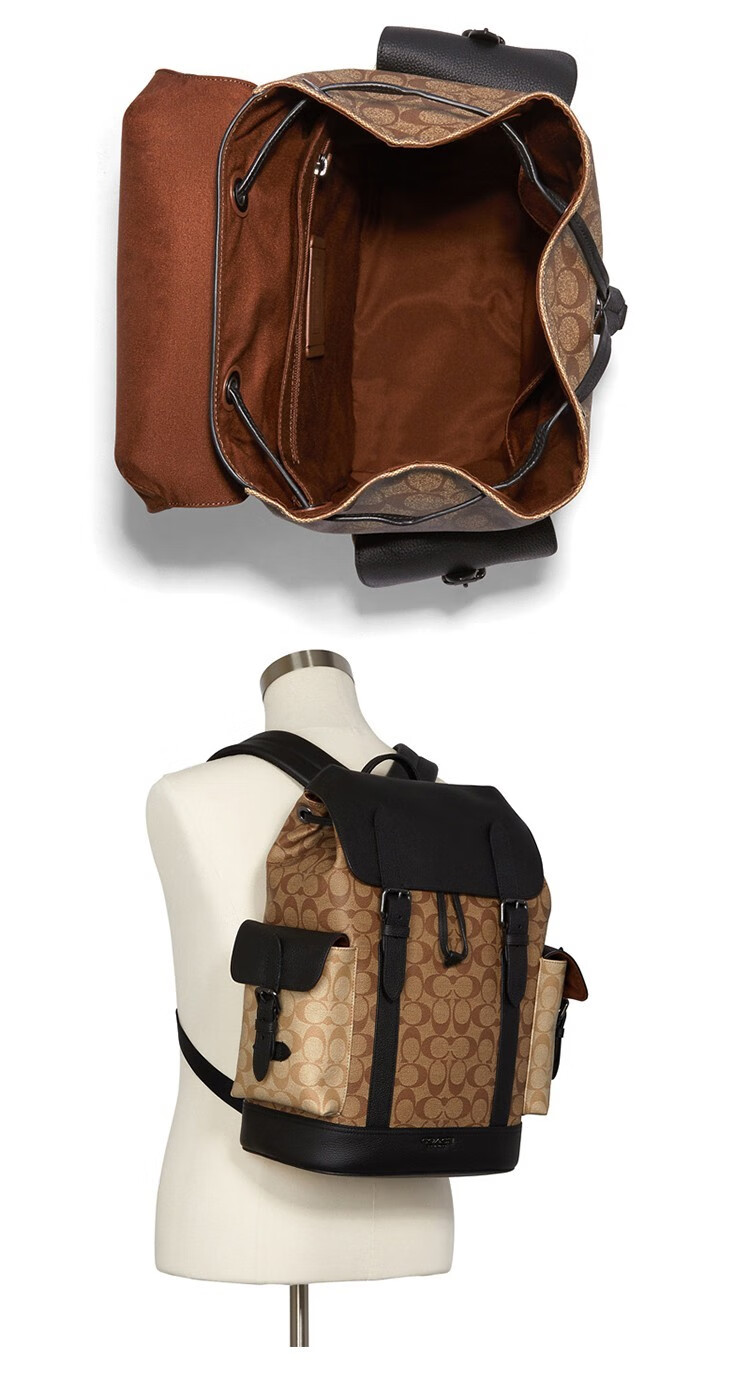 coach蔻驰男包 hitch背包男士大容量双肩包登山包旅行背包书包 89896